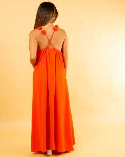 Robe longue fleurs