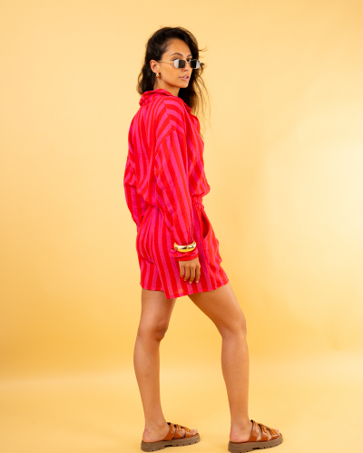 Short rayé