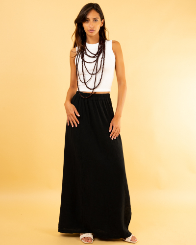 Jupe gaze de coton