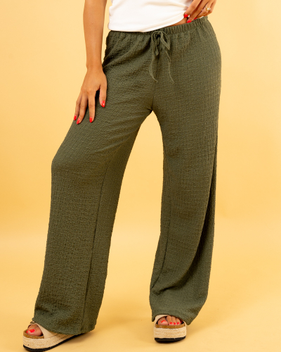 Pantalon gaufre