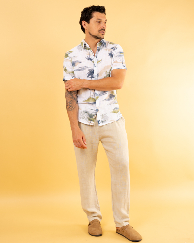 Pantalon lin