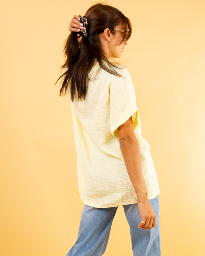 Chemise poches palmier