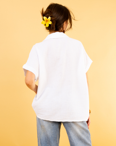 Chemise poches palmier