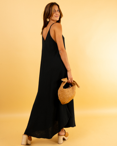 Robe unie gaze de coton