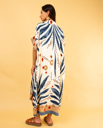Robe longue imprimée