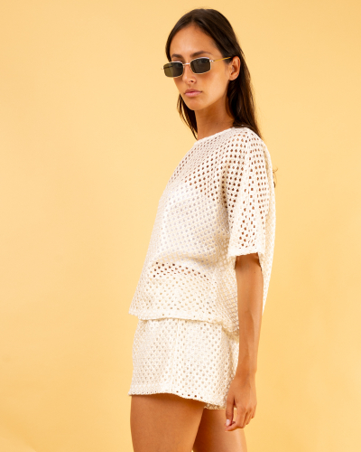 Top macramé