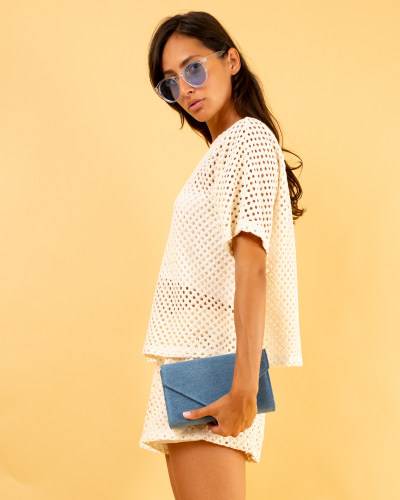 Top macramé