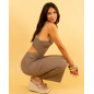Robe longue gaufre
