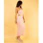 Robe longue gaufre