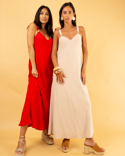 Robe longue bijoux