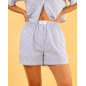 Short rayé
