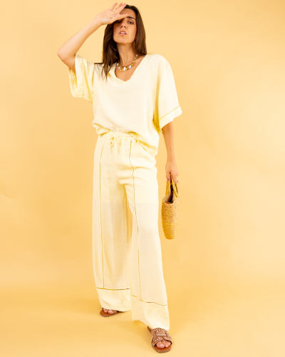 Pantalon ajouré