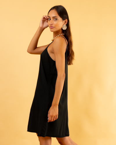 Robe courte bretelles
