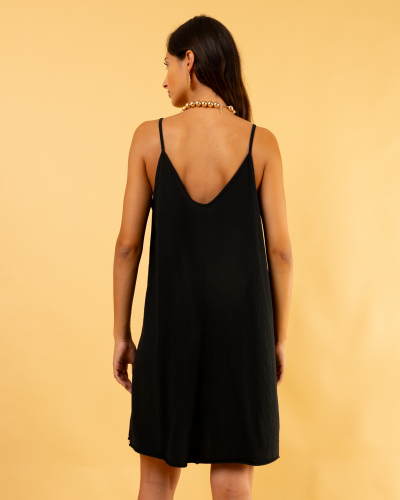 Robe courte bretelles