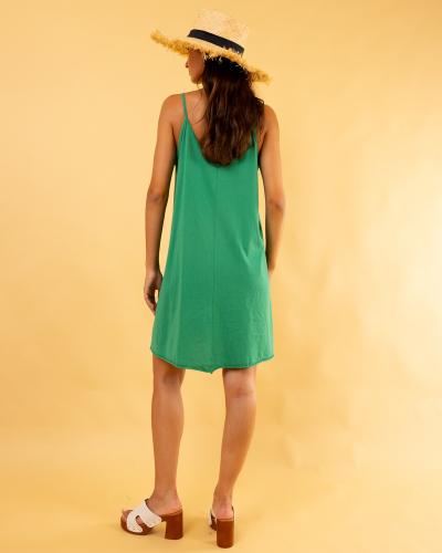 Robe courte bretelles