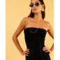Combinaison bustier gaze de coton