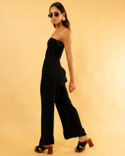 Combinaison bustier gaze de coton