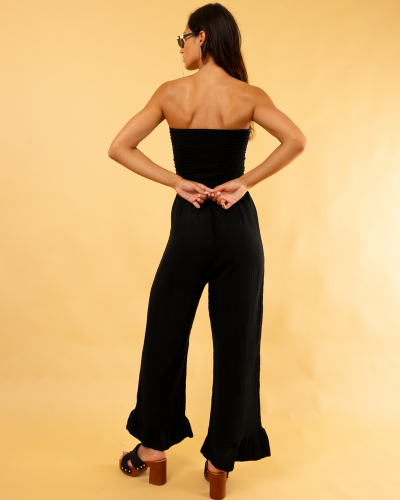 Combinaison bustier gaze de coton