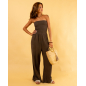 Combinaison bustier gaze de coton