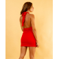 Robe dos nu gaufré