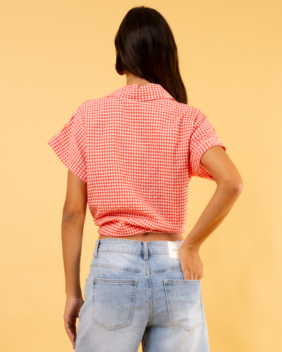 Chemise carreaux patchs