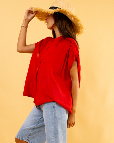 Blouse boutons