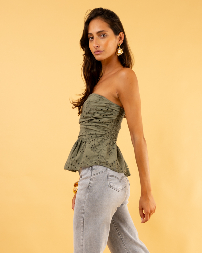 Bustier brodé