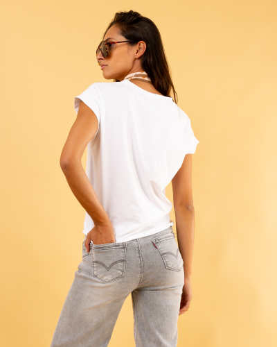 T-shirt v coton