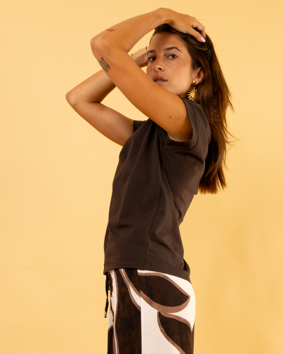 T-shirt v coton