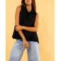 Chemise débardeur lin