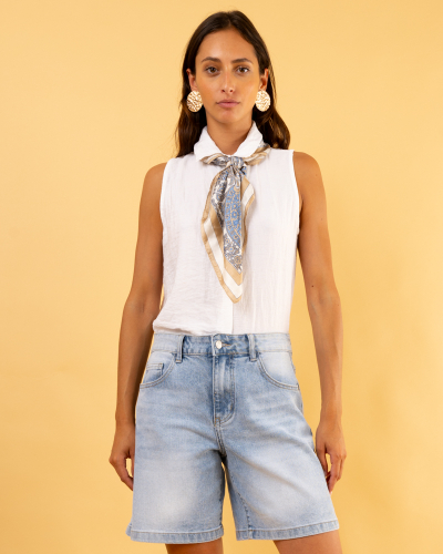Chemise débardeur lin