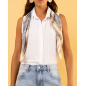 Chemise débardeur lin
