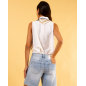 Chemise débardeur lin