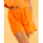 Short brodé