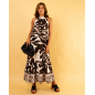 Robe imprimée choco