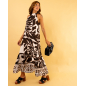 Robe imprimée choco