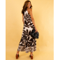 Robe imprimée choco