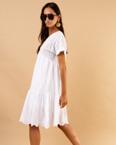 Robe brodée