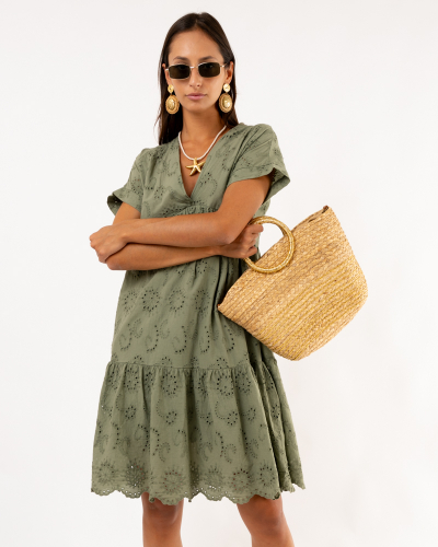 Robe brodée