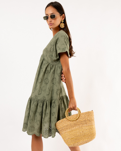 Robe brodée