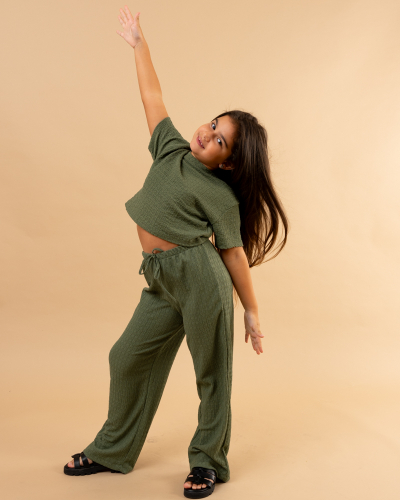 Pantalon gaufre