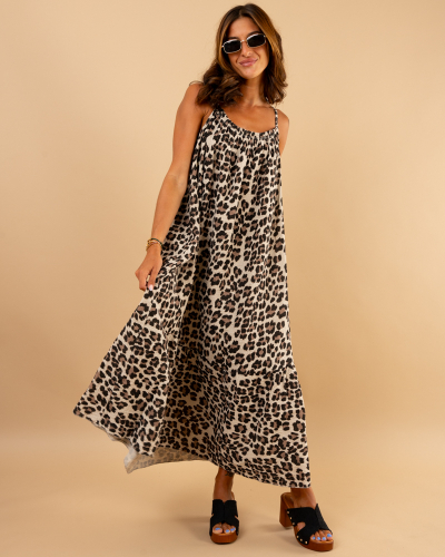 Robe léo gaze de coton