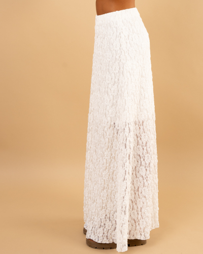 Jupe longue dentelle