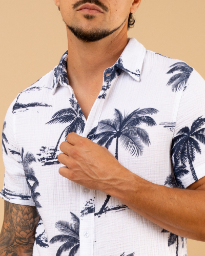 Chemise palmiers