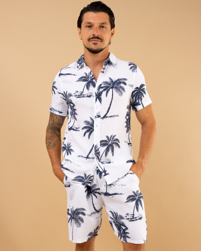 Chemise palmiers