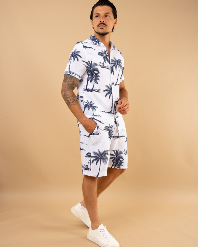 Chemise palmiers