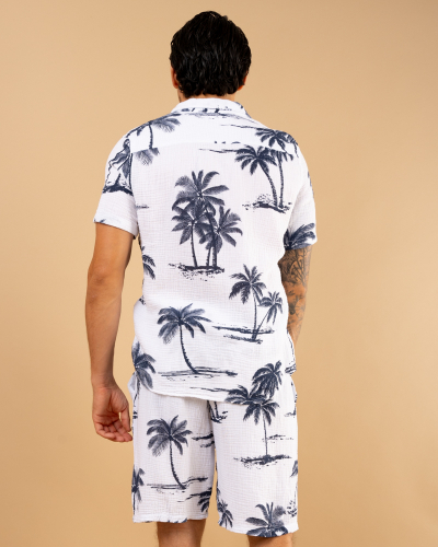 Chemise palmiers