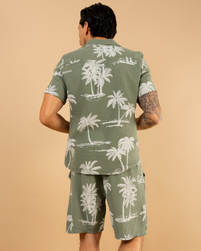 Chemise palmiers