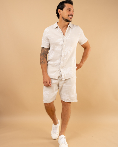 Chemise palmiers