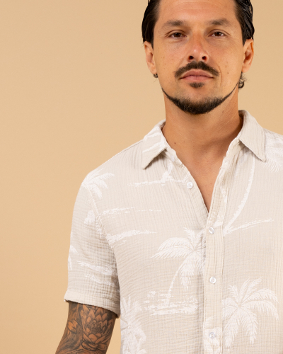 Chemise palmiers